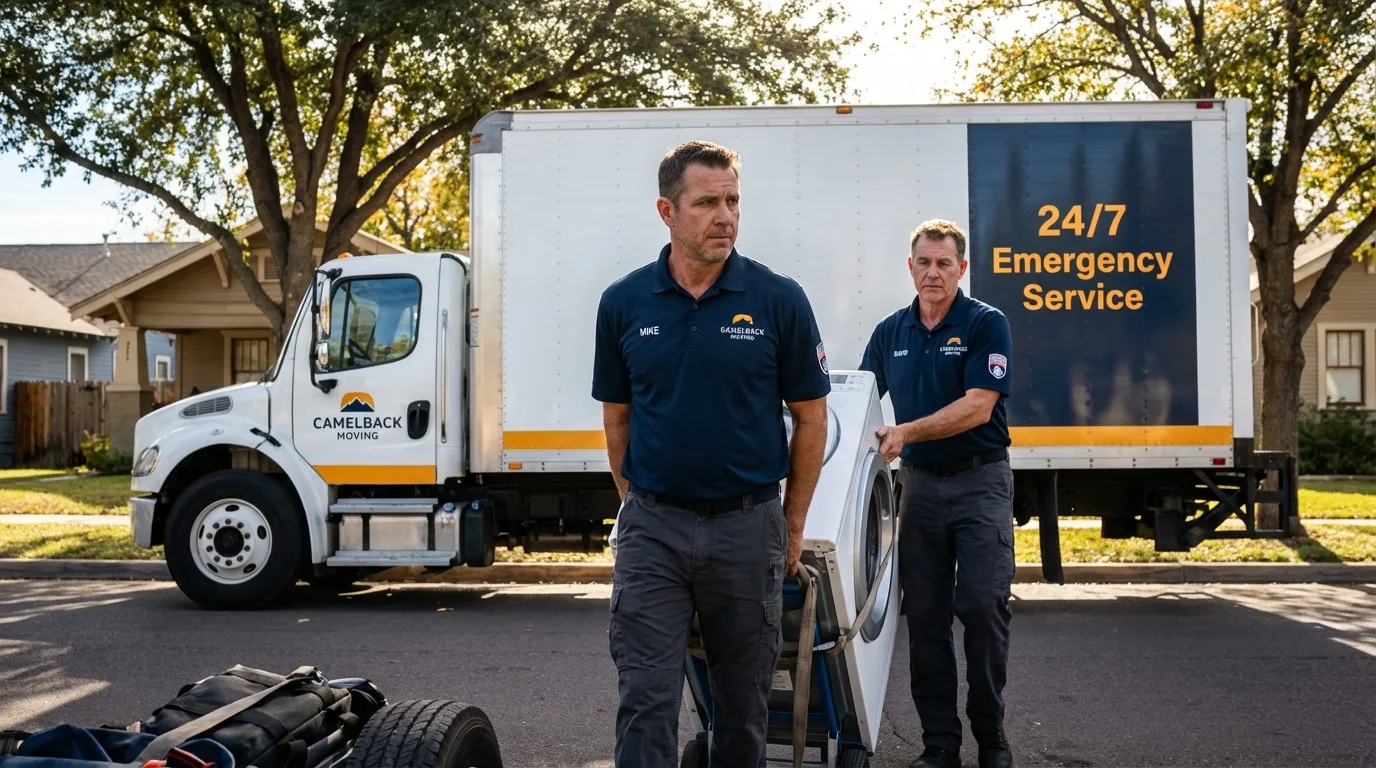 CamelBack Moving crew loading furniture in Gold Canyon, AZ